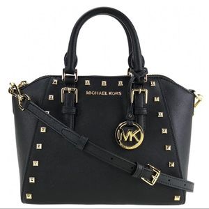 MIchael Kors Ciara MD Studded Leather Bag | NWT